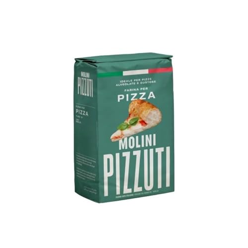 Pizzuti Mehl "0" für Pizza Kg. 1 - Paket 10 Stück von Molini Pizzuti