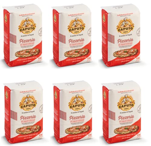 6 x Farina Molino Caputo Pizzeria von Pizza Napoli Pizzamehl, 1 kg von Molino Caputo