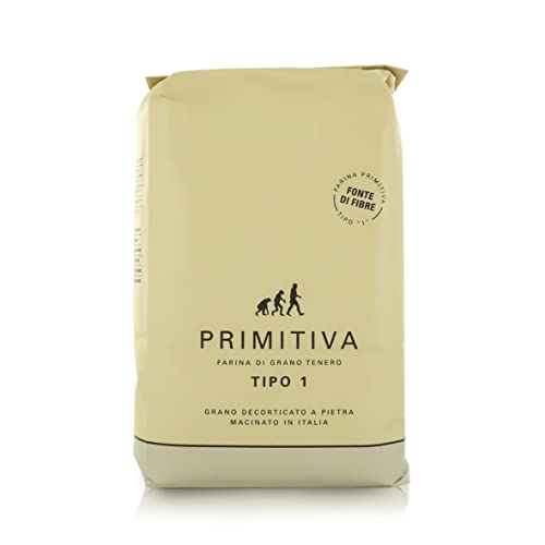 Molino Pasini Weichweizenmehl Type 1 / 812 für Focaccia, Brot, Weichen Kuchen u. Blätterteigkuchen, ''Primitiva'', 1Kg von Molino Pasini