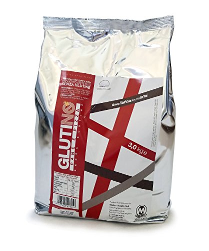 Glutenfreie Mehl Glutinò Kg. 3 - Brot und Pizza von Molino Quaglia