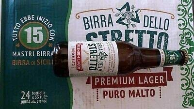 24x33cl Birra dello Stretto 33cl "Premium Lager" reiner Malz von Molino Zappala'