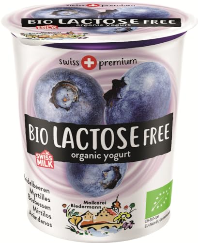 Bio Jogurt lactosefrei Heidelbeer 12 x 200 gr von Molkerei Biedermann