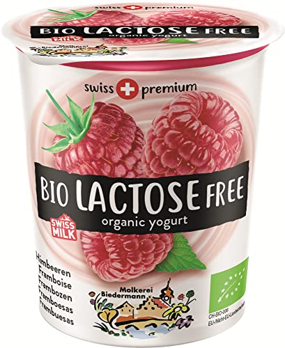 Bio Jogurt lactosefrei Himbeer 12 x 200 gr von Molkerei Biedermann