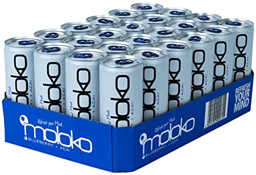 Moloko Blueberry + Acai Refresh Your Mind, 24er Pack, EINWEG (24 x 250 ml) von Moloko