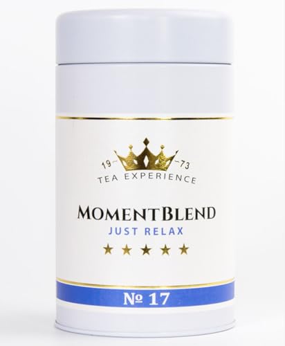 JUST RELAX Nr. 17 - Tee für Entspannung - Tee für Gesundheit - Walnuss Zitrusmischung - AntiStressreduktion - 125 Gramm loser Tee von MomentBlend von MomentBlend