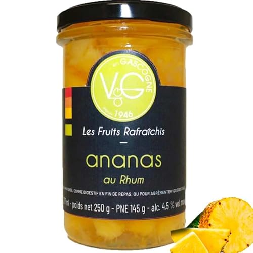 kleine Ananas mit Rum, 210ml Glas von Mon Epicerie Fine de Teroir