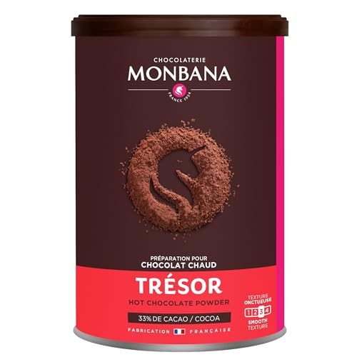 Monbana Trinkschokolade Tresor de Chocolat Dose 250 g von Monbana