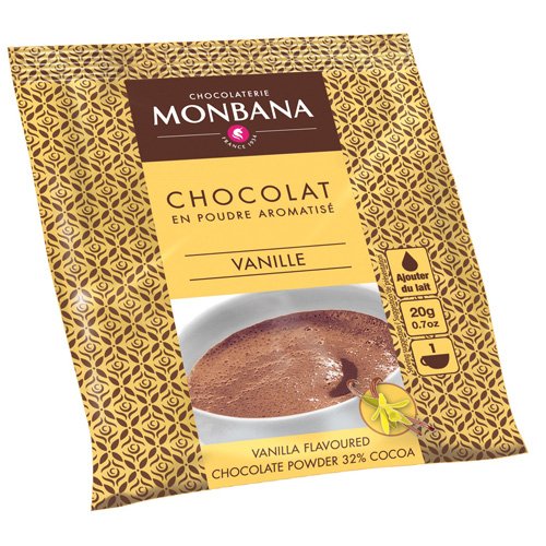 Monbana Trinkschokolade Vanille 10 x 20 g von Monbana