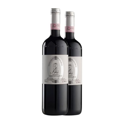 Monchiero Carbone Srü Nebbiolo Roero 75 cl Rotwein (Karton mit 2 Flaschen von 75 cl) von Monchiero Carbone