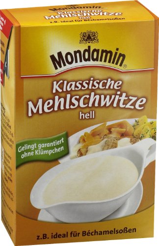 Mondamin Klassische Mehlschwitze hell (1 x 250 g) (Packung mit 6) von Mondamin