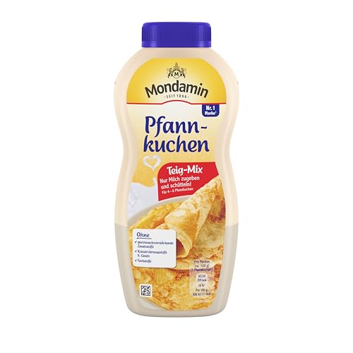 Mondamin Pfannkuchen Teig-Mix leckerer Pfannkuchenteig nur Milch zugeben und schütteln 8x 198 ml von Mondamin