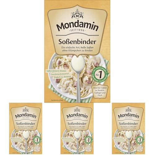 Mondamin Soßenbinder Hell, 1er-Pack (1 x 250 g) (Packung mit 4) von Mondamin