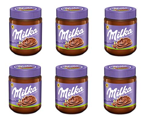 6x Milka Spread Crema Spalmabile di Nocciole Haselnusscreme Streichfähige Creme 350g Brotaufstrich von Mondelez International