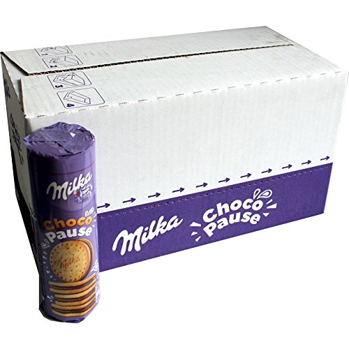 Milka Choco Pause 18 x 260g Packung (Schokoladencreme umhüllt von zwei Keksen) von Mondelez International