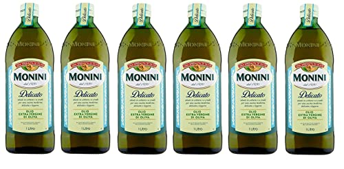 6x Monini Delicato Olio Extra Vergine di Oliva Natives Olivenöl Extra 1Lt von Monini