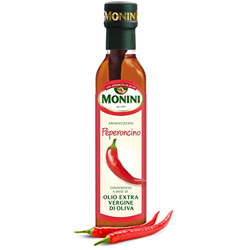 EXTRA NATIVES OLIVENÖL MIT CHILI Von Monini – 250 ml Italienischer Gourmet Spezialitäten von Monini