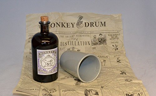 Monkey 47 Schwarzwald Dry Gin + original Krug Becher und Verpackung von Monkey 47