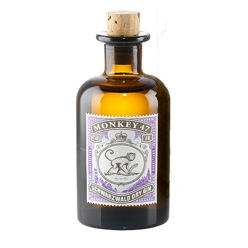 Monkey 47 Schwarzwald Dry Gin Miniatur ? Harmonischer Gin mit Wacholderaroma und frischen Zitronen- und Fruchtnoten ? 6 x 0,05 l von Monkey 47