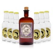 Monkey 47 Schwarzwald Dry Gin & 6 x Thomas Henry Tonic Water 0,2 Liter von Monkey Set