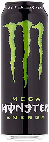 6 Dosen a 553ml Mega Monster Energy Drink inkl. 1.50€ EINWEG Pfand grün von Monster Energy