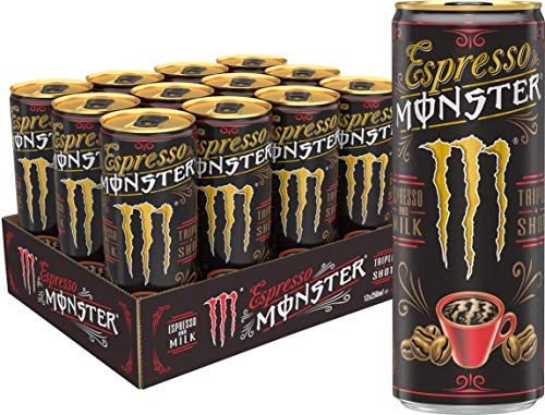 Espresso Monster Espresso & Milk, EINWEG, 12er Pack (12 x 250ml) von Monster Energy