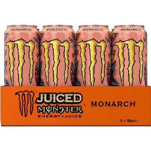 Monster Energy Monarch mit Saft, 12 x 500 ml, Monarch von Monster Energy