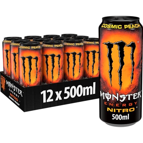 Monster Energy Nitro Cosmic Peach - in praktischen Einweg Dosen (12 x 500 ml) von Monster Energy