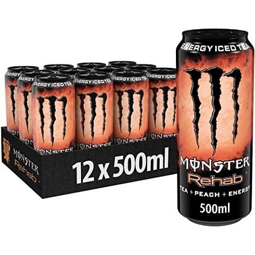 Monster Rehab 12x 500ml Peach von Monster Energy