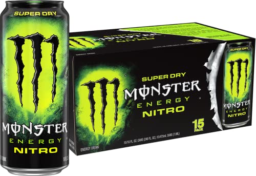 Nitro Super Dry, Maximum Strength, Energy Drink, 16 ounce, (Pack of 15) von Monster Energy