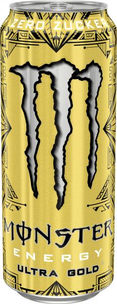 Monster Energy Ultra Gold Zero Zucker (Einweg) von Monster