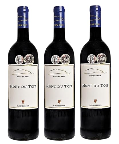 3x 0,75l - 2016er - Mont du Toit - Wellington W.O. - Südafrika - Rotwein trocken von Mont du Toit