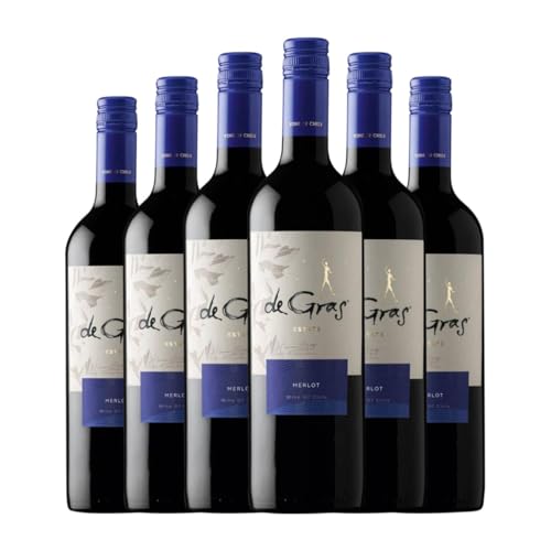 MontGras San José De Gras Merlot Valle Central 75 cl Rotwein (Karton mit 6 Flaschen von 75 cl) von MontGras Agrícola San José