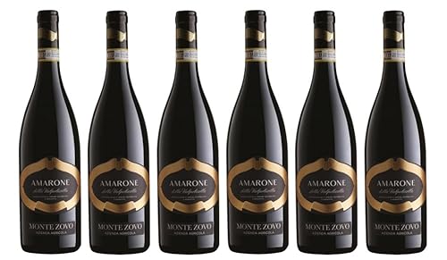 6x 0,75l - 2019er - Monte Zovo - Tregnano Estate - Amarone della Valpolicella D.O.C.G. - Veneto - Italien - Rotwein trocken von Monte Zovo