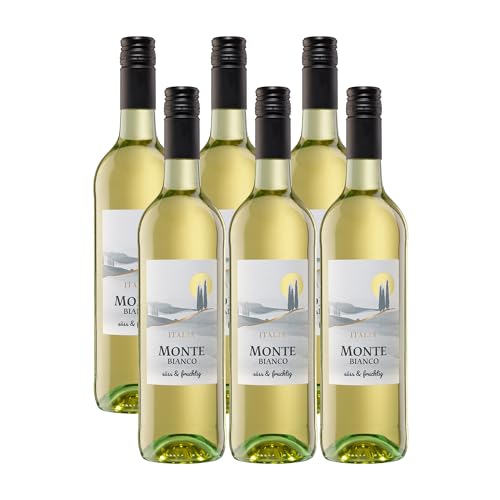 Monte Bianco Weißwein süß und fruchtig (6 x 0.75 l) von Monte