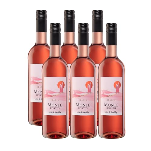 Monte Rosato Italien süss & fruchtig (6 x 0,75l) von Monte