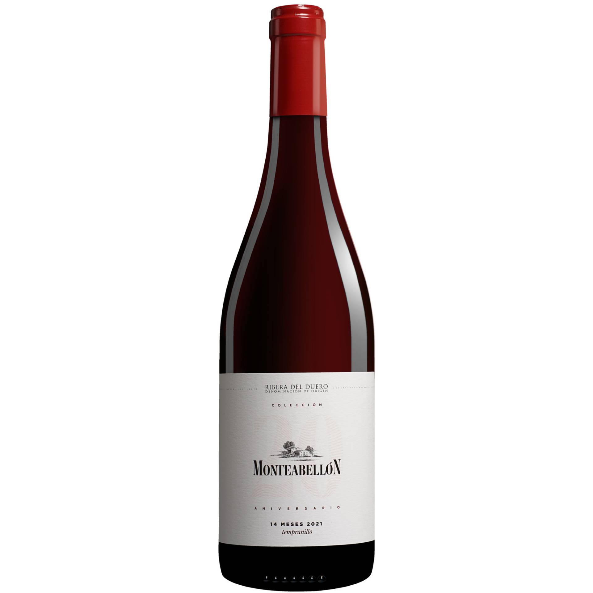 Monteabellón 14 meses 2021  0.75L 14.5% Vol. Rotwein Trocken aus Spanien von Monteabellón