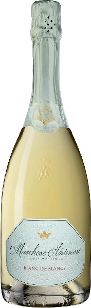 Montensia. Marchese Antinori Blanc de Blancs Franciacorta DOCG Jg. Cuvee aus 85 Proz. Chardonnay, 15 Proz. Pinot Blanc von Montensia.