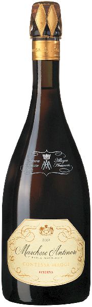Montensia. Marchese Antinori Contessa Maggi Riserva Franciacorta DOCG Jg. 2016 Cuvee aus 75 Proz. Chardonnay, 25 Proz. Pinot Noir von Montensia.