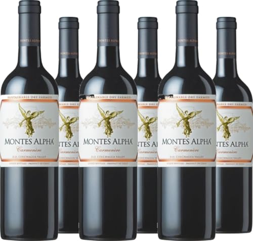 6er Vorteilspaket Montes Alpha Carmenère 2021 (6 x 0.75 l) von Montes