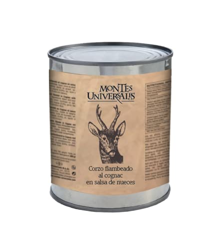 Rehbock flambé in Cognac mit Walnuss sauce Montes Universales 800g von Montes Universales