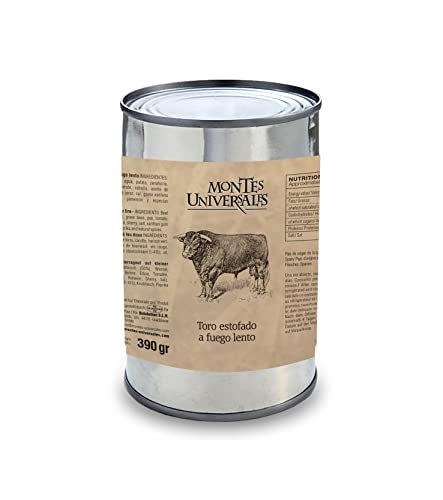 Stier Gedünstetes auf kleiner Flamme Montes Universales (390g) von Montes Universales