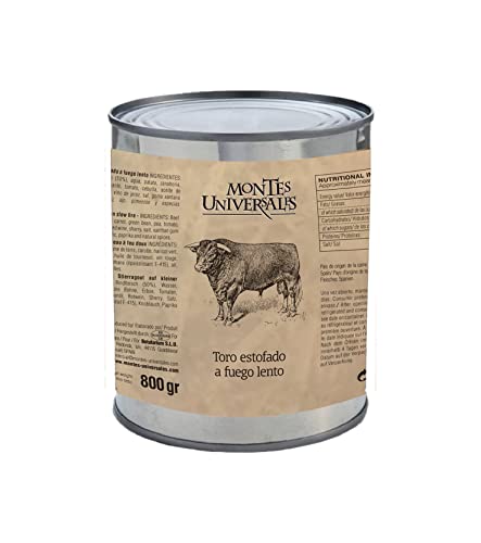 Stier Gedünstetes auf kleiner Flamme Montes Universales (800g) von Montes Universales