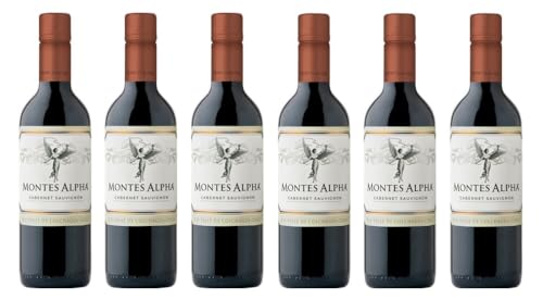 6x 0,375l - 2022er - Montes - Alpha - Cabernet Sauvignon - HALBE - Valle de Colchagua D.O. - Chile - Rotwein trocken von Montes Wines