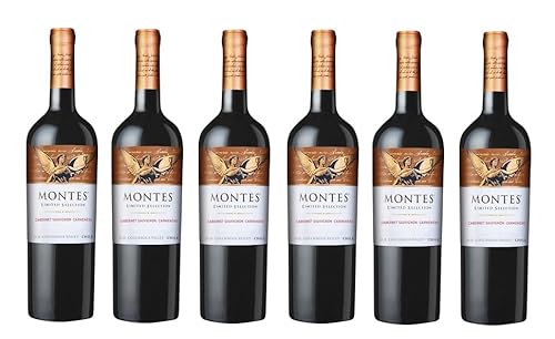 6x 0,75l - 2022er - Montes - Limited Selection - Cabernet Sauvignon & Carménère - Valle de Colchagua D.O. - Chile - Rotwein trocken von Montes Wines