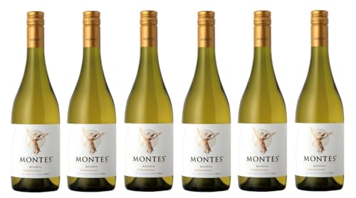 6x 0,75l - 2023er - Montes - Classic Series - Reserva - Chardonnay - Valle de Curico D.O. - Chile - Weißwein trocken von Montes Wines