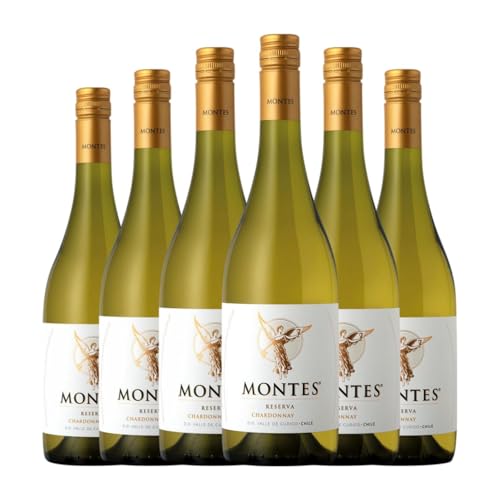 Montes Chardonnay Valle Central Reserve 75 cl Weißwein (Karton mit 6 Flaschen von 75 cl) von Montes