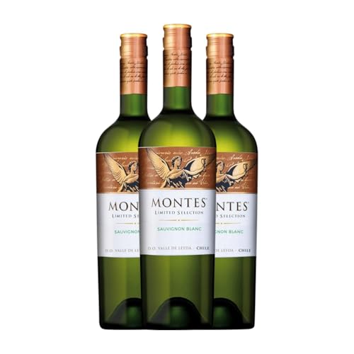 Montes Limited Selection Sauvignon Weiß Valle de Leyda 75 cl Weißwein (Karton mit 3 Flaschen von 75 cl) von Montes