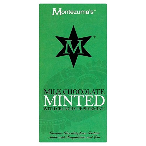 Montezuma's Milk Chocolate Peppermint Bar 100g, 2 Pack von Montezuma