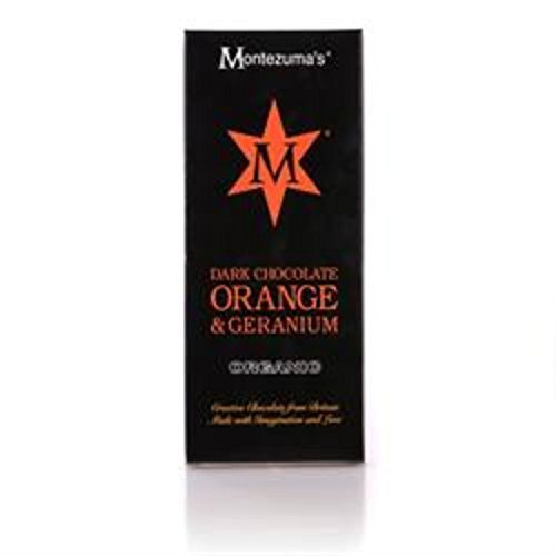 Montezuma's Organic Dark Chocolate with Orange & Geranium 100G von Montezuma