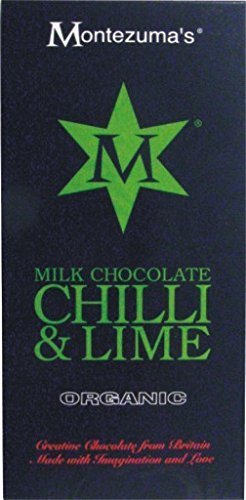 Montezuma's Organic Milk Chocolate Chilli and Lime 100 g (Pack of 4) by GroceryLand von Montezuma